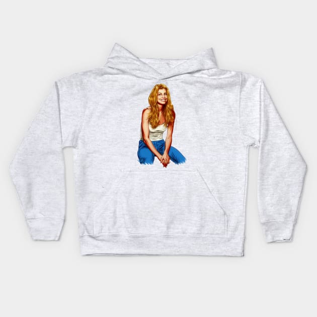 Faith Hill - An illustration by Paul Cemmick Kids Hoodie by PLAYDIGITAL2020